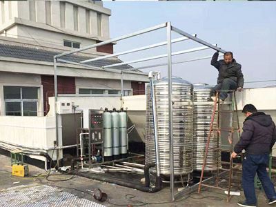 深圳圣藍-純凈水設備安裝現場 深圳圣藍-純凈水設備安裝現場